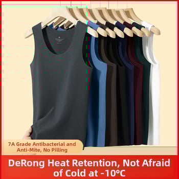 Mellény férfiaknak fleece-béléssel, 300 g, poliészter 92,5%, téli 2023