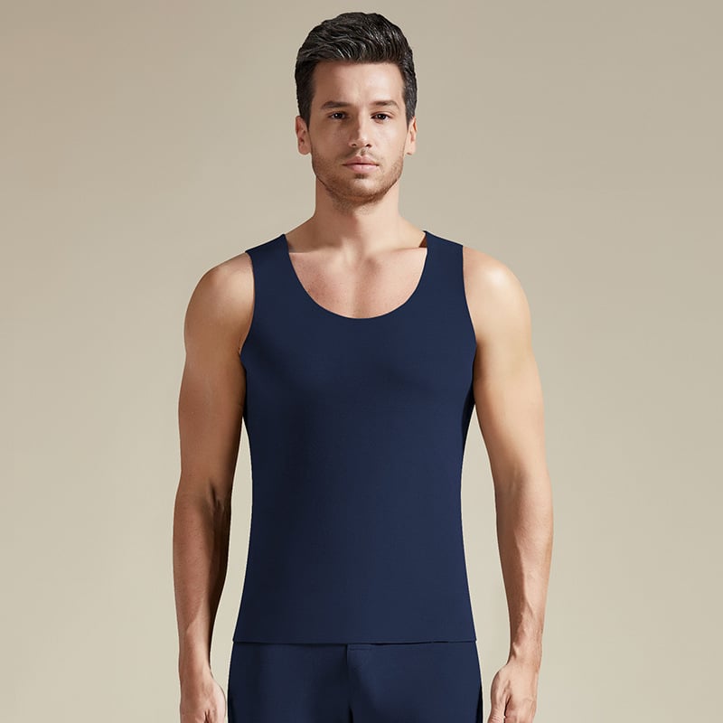 Mellény férfiaknak fleece-béléssel, 300 g, poliészter 92,5%, téli 2023