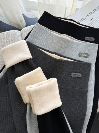 TT2439 Ženske – jesensko–zimske debeli flisani termalni legging tajice