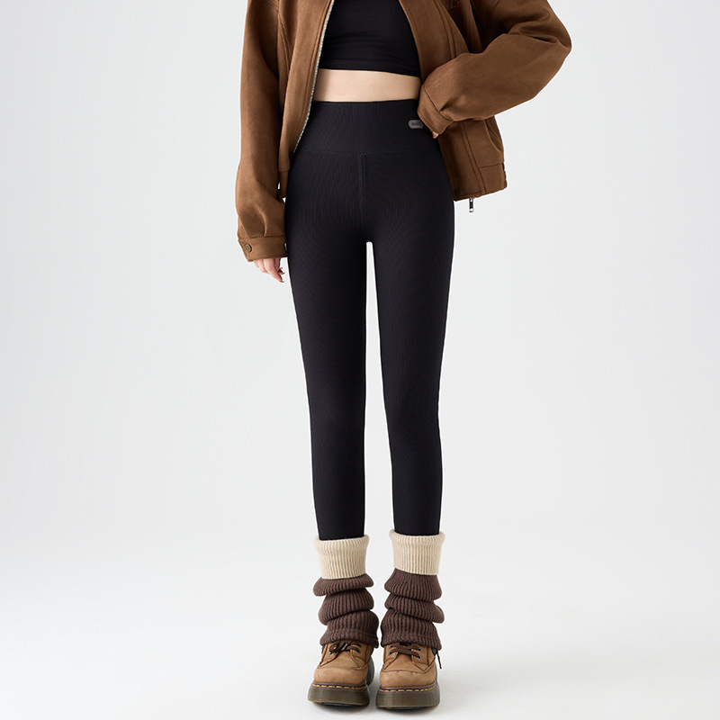 TT2439 Ženske – jesensko–zimske debeli flisani termalni legging tajice