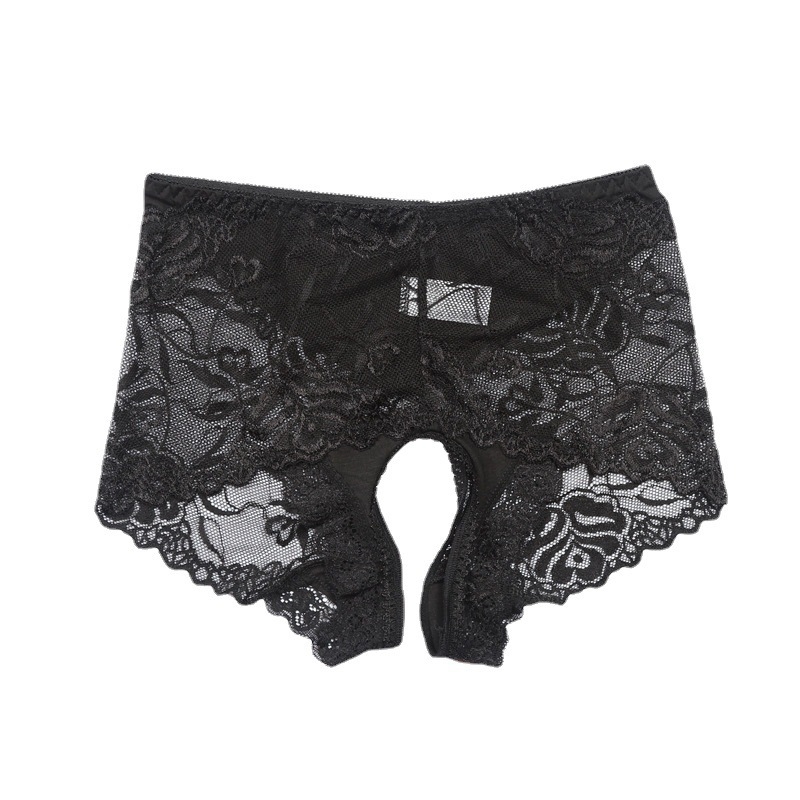 Ženske gaćice od čipke s prozirnom mrežom, Jacquard tkanina, glavni materijal najlon, Modal podstava ANK003