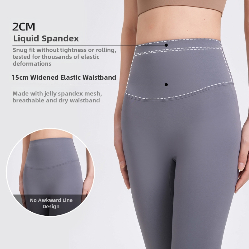 Nylon cropped joga tajice za žene, visoki struk, podizanje bokova, tanke, 3D uzorak