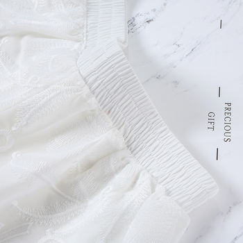 Moterų nėrinių saugos šortai su vidurio juosta, Ice Silk vidinis sluoksnis, greitai džiūsta, apsauga nuo persišvietimo