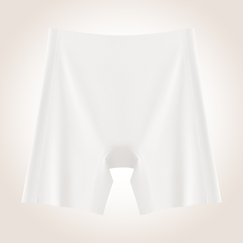 Moterų Ice Silk saugos kelnaitės su vidutine juosmenine, 95% nailonas, Ice Silk įdaila kirkšnyje, apsauga nuo ekspozicijos