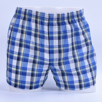 Muške bokserice od 100% pamuka, tkanina, prozračne, srednji pojas