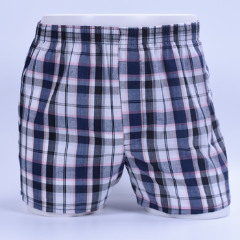 Muške bokserice od 100% pamuka, tkanina, prozračne, srednji pojas