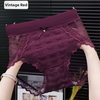 Meifei Caiyi Moterų vidutinio juosmens megztiniai iš medvilnės, antibakterinė intymi kišenė (viskozė 90–95%), kvėpuojantys, teksto raštas