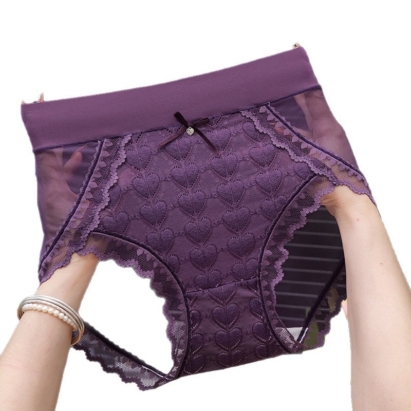 Meifei Caiyi Moterų vidutinio juosmens megztiniai iš medvilnės, antibakterinė intymi kišenė (viskozė 90–95%), kvėpuojantys, teksto raštas