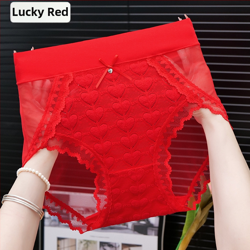 Meifei Caiyi Moterų vidutinio juosmens megztiniai iš medvilnės, antibakterinė intymi kišenė (viskozė 90–95%), kvėpuojantys, teksto raštas