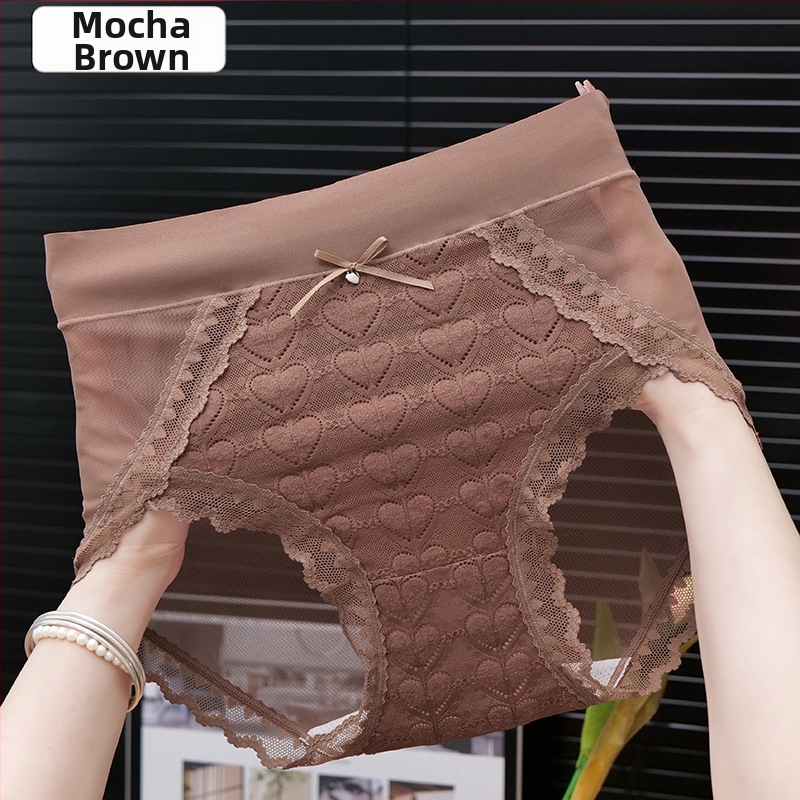 Meifei Caiyi Moterų vidutinio juosmens megztiniai iš medvilnės, antibakterinė intymi kišenė (viskozė 90–95%), kvėpuojantys, teksto raštas