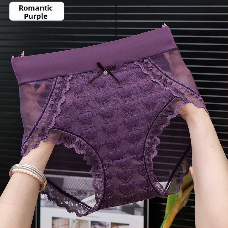 Meifei Caiyi Moterų vidutinio juosmens megztiniai iš medvilnės, antibakterinė intymi kišenė (viskozė 90–95%), kvėpuojantys, teksto raštas