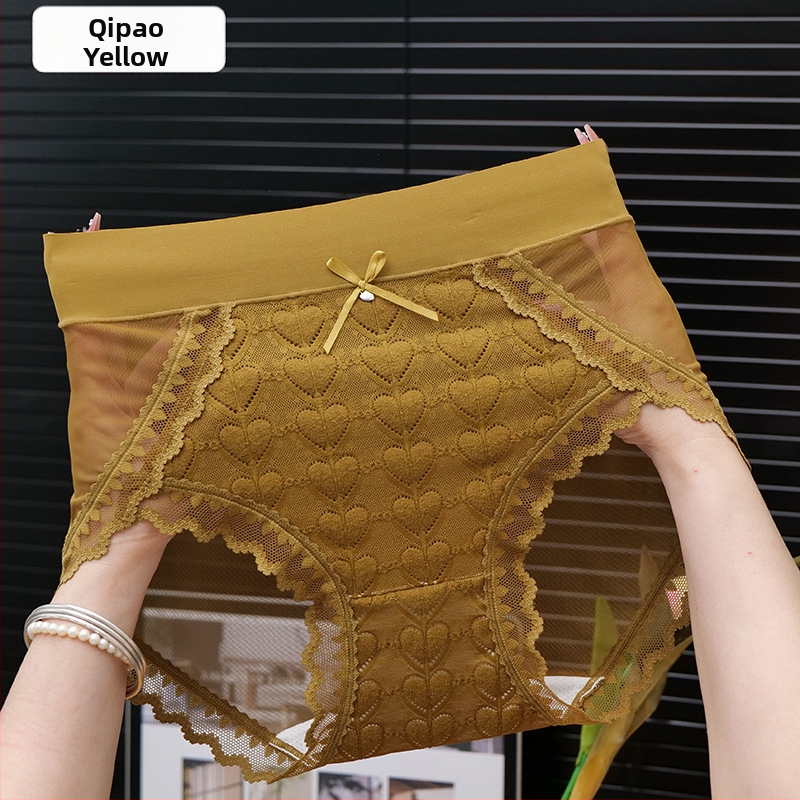 Meifei Caiyi Moterų vidutinio juosmens megztiniai iš medvilnės, antibakterinė intymi kišenė (viskozė 90–95%), kvėpuojantys, teksto raštas