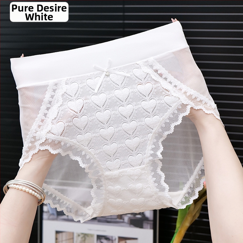 Meifei Caiyi Moterų vidutinio juosmens megztiniai iš medvilnės, antibakterinė intymi kišenė (viskozė 90–95%), kvėpuojantys, teksto raštas