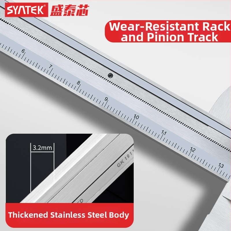 Dial kaliper s ciferníkom, priemyselnej triedy nerezová oceľ, vysoká presnosť, rozsah 0-150-200-300 mm