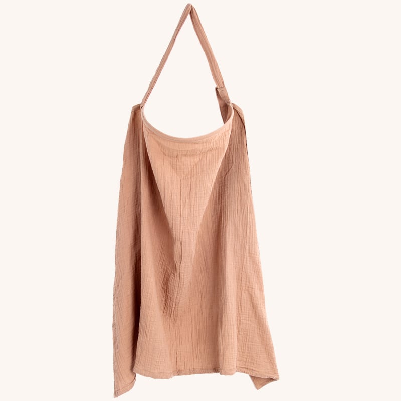 Κάλυμμα θηλασμού από βαμβάκι με κορδόνι, αστικός στυλ, χωρίς μανίκια, μοτίβο βαφής, λεπτό ύφασμα (121–140 g/m²)