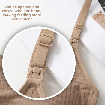 Žindymo palaidinė be rankovių su įmontuota krūties pagalvė, viskozė, vasara 2024