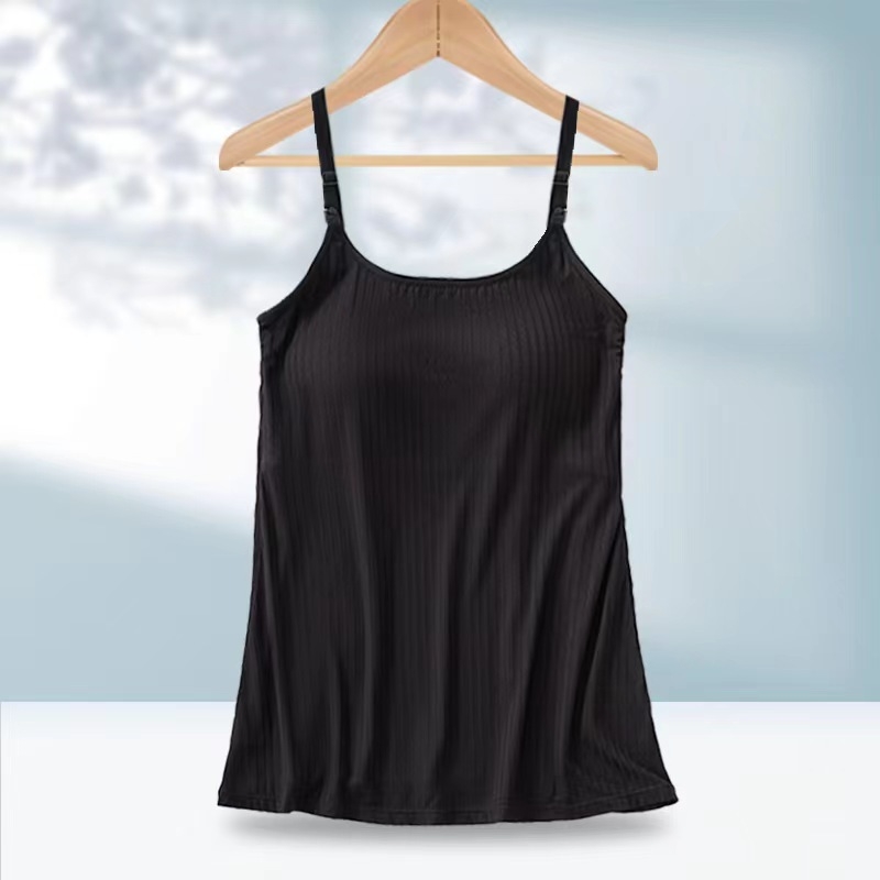 Žindymo palaidinė be rankovių su įmontuota krūties pagalvė, viskozė, vasara 2024