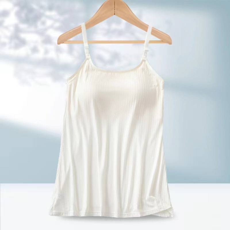 Žindymo palaidinė be rankovių su įmontuota krūties pagalvė, viskozė, vasara 2024