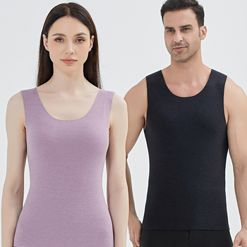 Termalna vesta, 100% vuna, antibakterijska, održava toplinu, debljina 251–300 g/m², okrugli ovratnik, unisex osnovni sloj