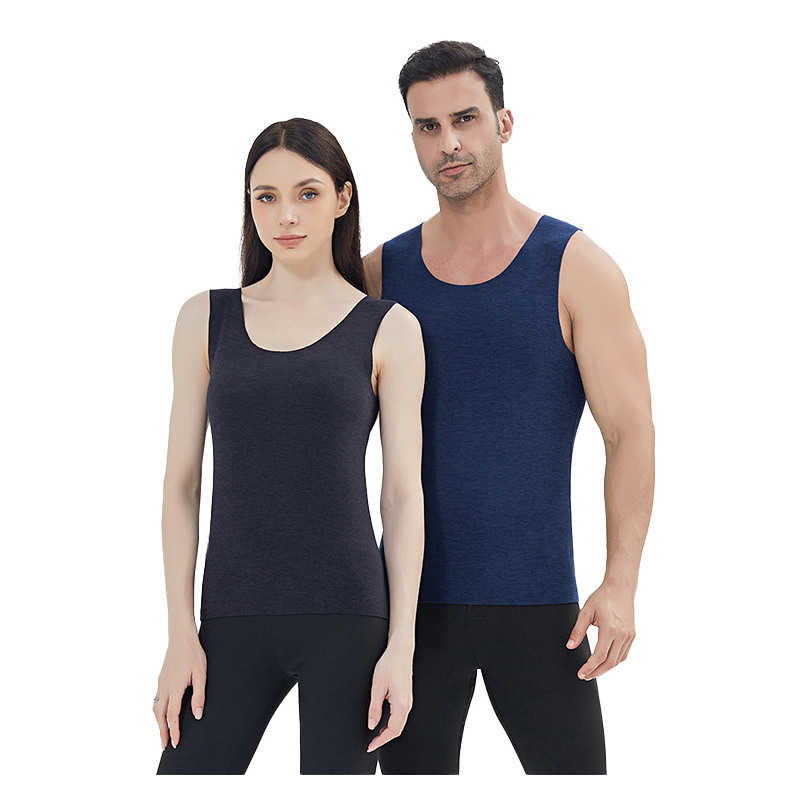 Termalna vesta, 100% vuna, antibakterijska, održava toplinu, debljina 251–300 g/m², okrugli ovratnik, unisex osnovni sloj
