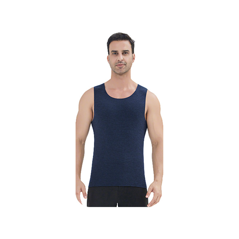 Termalna vesta, 100% vuna, antibakterijska, održava toplinu, debljina 251–300 g/m², okrugli ovratnik, unisex osnovni sloj