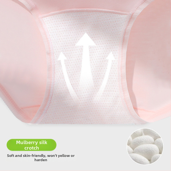 Moteriški modaliniai boxeriai su Mulberry silk įdaila, kvėpuojantys, antibakteriniai, vidutinio juosmens