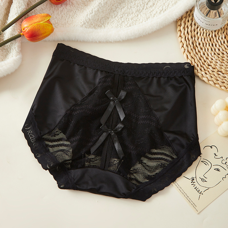 Ženske gaćice s visokim strukom, Ice Silk tkanina, glavni materijal: najlon, bez vidljivih linija, kontrola trbuha