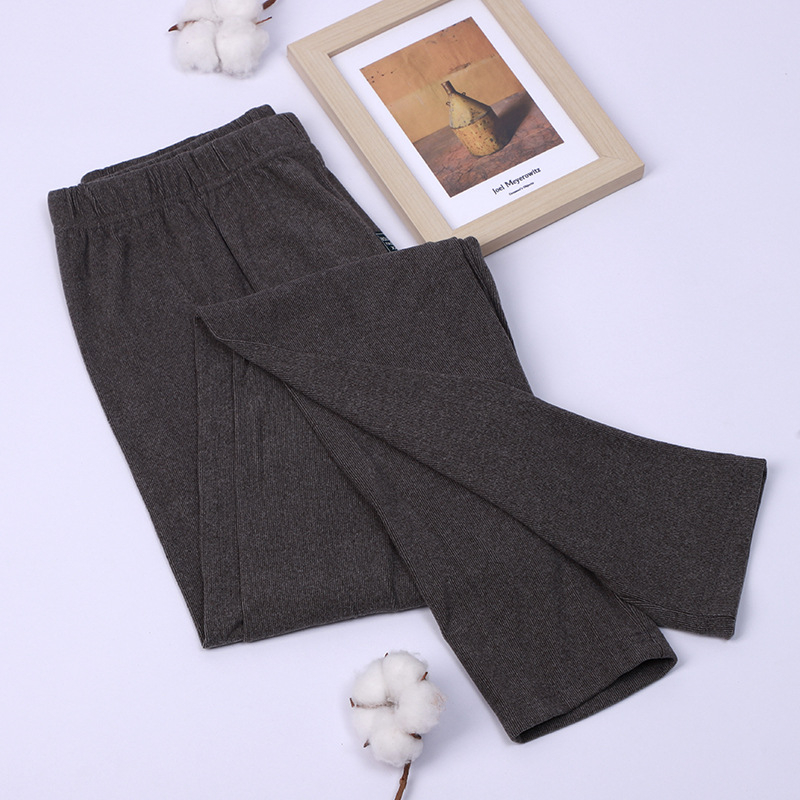 Vyrų šiluminės kelnės iš Derong audinio, pagrindinis audinys 70% spandeksas, pamušalas 80% spandeksas, šildymo funkcija, laisvas kirpimas, vidurinė juosmens dalis.