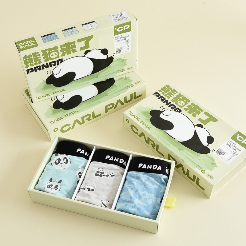 CP Carl Paul Panda Comes muški modal boxer briefs, srednji pojas, sve sezone, bez šavova