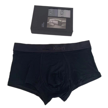 Muške boxerice od rastezljivog pamuka, srednji pojas, prozračne, antibakterijske, u kutiji za poklon, paket od tri komada