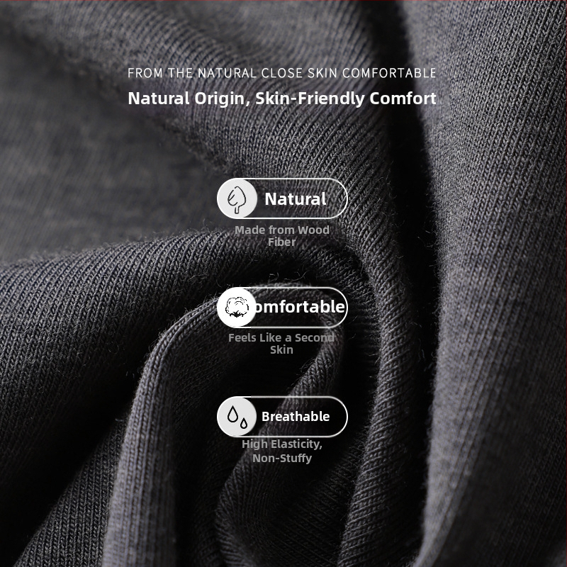 Vīriešu kokvilnas pidžamu komplekts ar atvērtu apkakli, garām piedurknēm un biksēm; kokvilnas maisījums 30–50%, vidējā biezuma; pavasaris un rudens; ērts mājas apģērbs jauniešiem