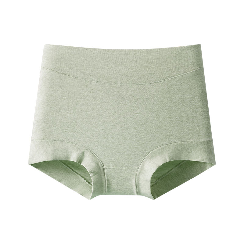 Moterų boxer briefs su aukšta liemene, pilnas klubų dengimas, 60 siūlų medvilnė, antibakterinės