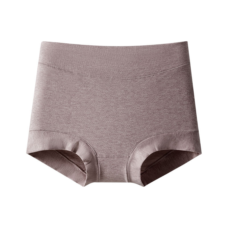 Moterų boxer briefs su aukšta liemene, pilnas klubų dengimas, 60 siūlų medvilnė, antibakterinės