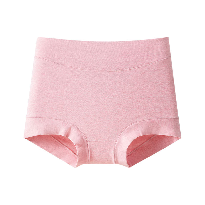 Moterų boxer briefs su aukšta liemene, pilnas klubų dengimas, 60 siūlų medvilnė, antibakterinės