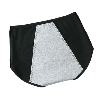 Moteriški aukštos liemens apatiniai menstruacijoms – 95% medvilnė, 100% medvilnės įdėklas, greitas džiūvimas