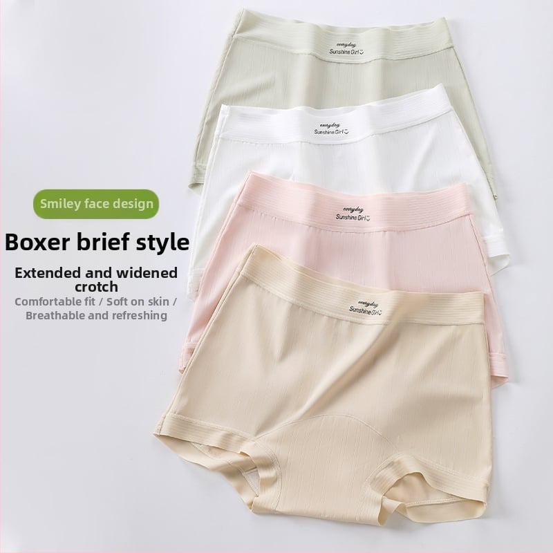Moteriški boxer briefs iš Ice Silk audinio, aukštos juosmens, pilvo kontrole, užpakalio pakėlimas, kvėpuojančios