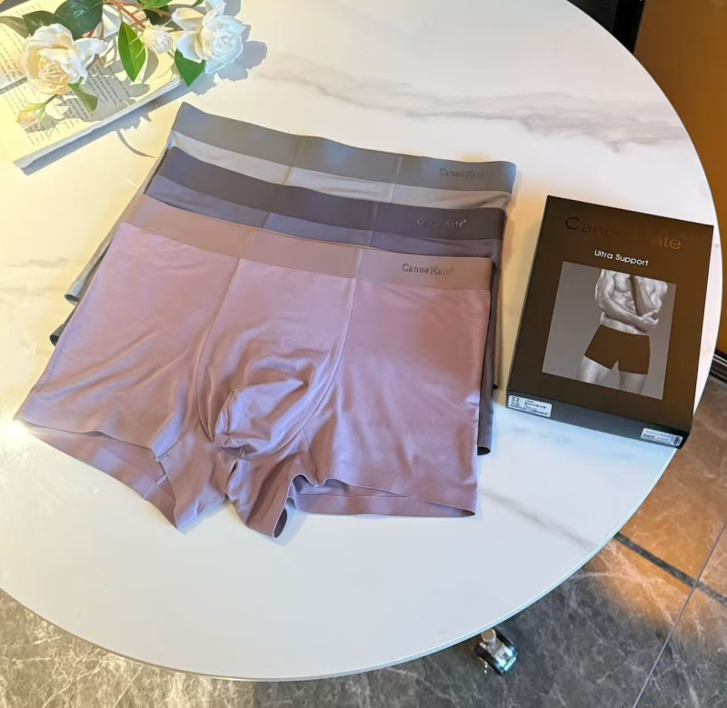 Canoe Kate muške modal bokserice, pletene, srednji pojas, paket od 3, uzorci: jednobojni/blok/tekst