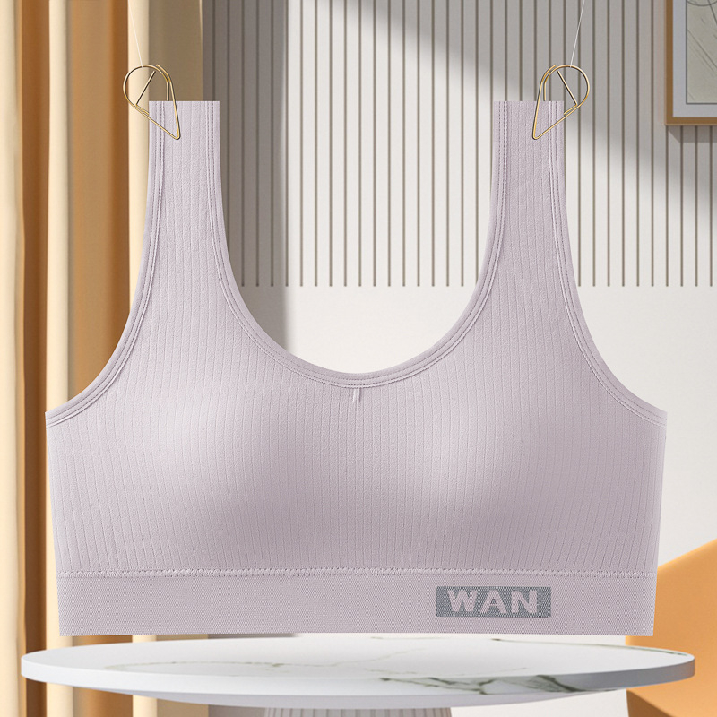 Безжичен бюстгальтер за гръб с опора, спортен топ за йога, чашка 1/2, форма на чашката: тънък горен/долен дебел, нейлон, дишащ