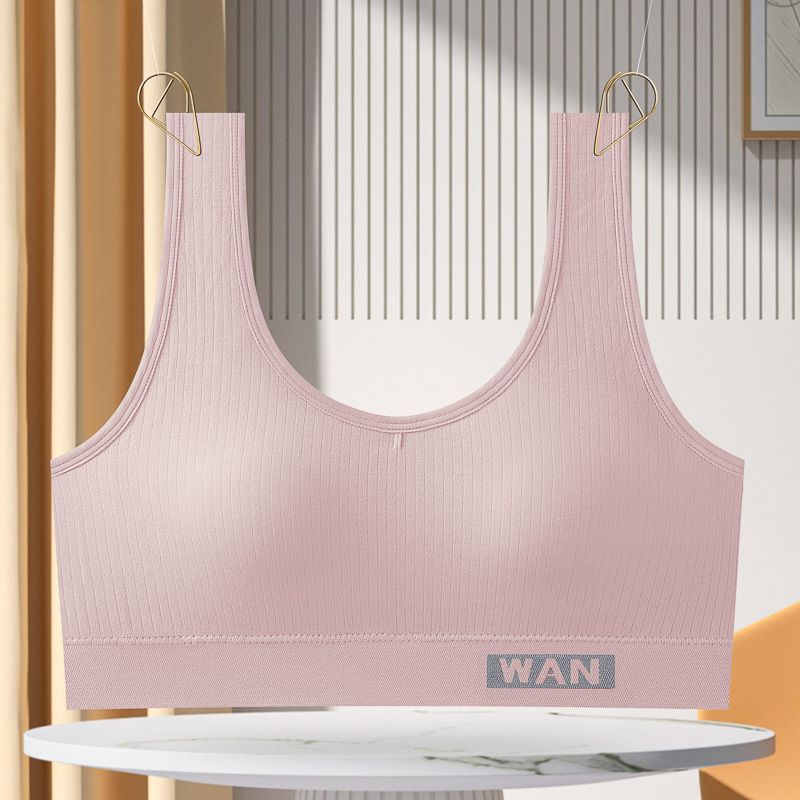 Безжичен бюстгальтер за гръб с опора, спортен топ за йога, чашка 1/2, форма на чашката: тънък горен/долен дебел, нейлон, дишащ