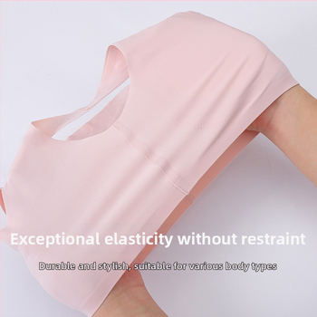 Mergaitei skirta sportinė liemenėlė-vest, nailono audinys, nailono įdaila, pilnas puodelis su plonu liejiniu ir kempine, fiksuoti dvigubi petnešos