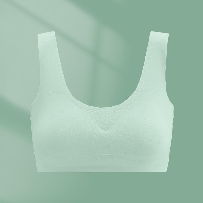 Mergaitei skirta sportinė liemenėlė-vest, nailono audinys, nailono įdaila, pilnas puodelis su plonu liejiniu ir kempine, fiksuoti dvigubi petnešos