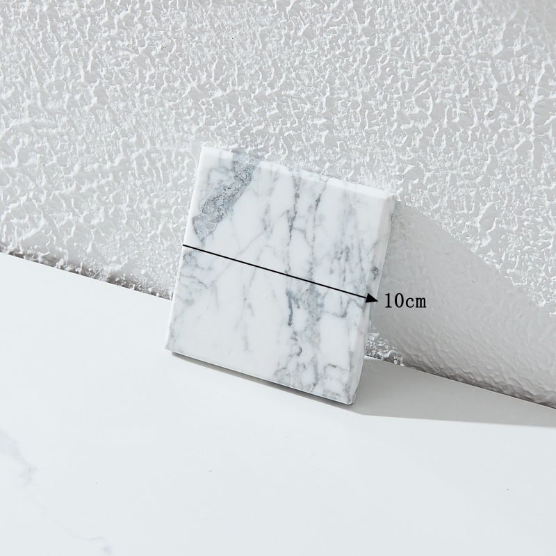 Μαρμάρινο σουβέρ ποτηριών, τετράγωνο, μοντέρνου μινιμαλιστικού στυλ, Rising sun