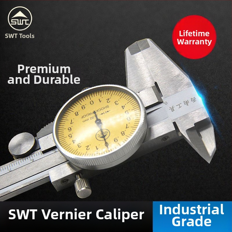 Priemyselnej triedy posuvné meradlo z nerezovej ocele, viacrozsahový 0–150–200–300 mm