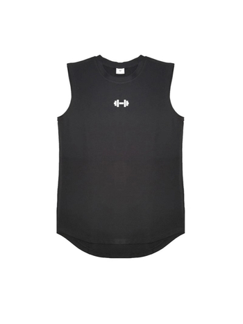 Sportos pamut mellény, szoros fazon, nyomtatás, forró nyomás