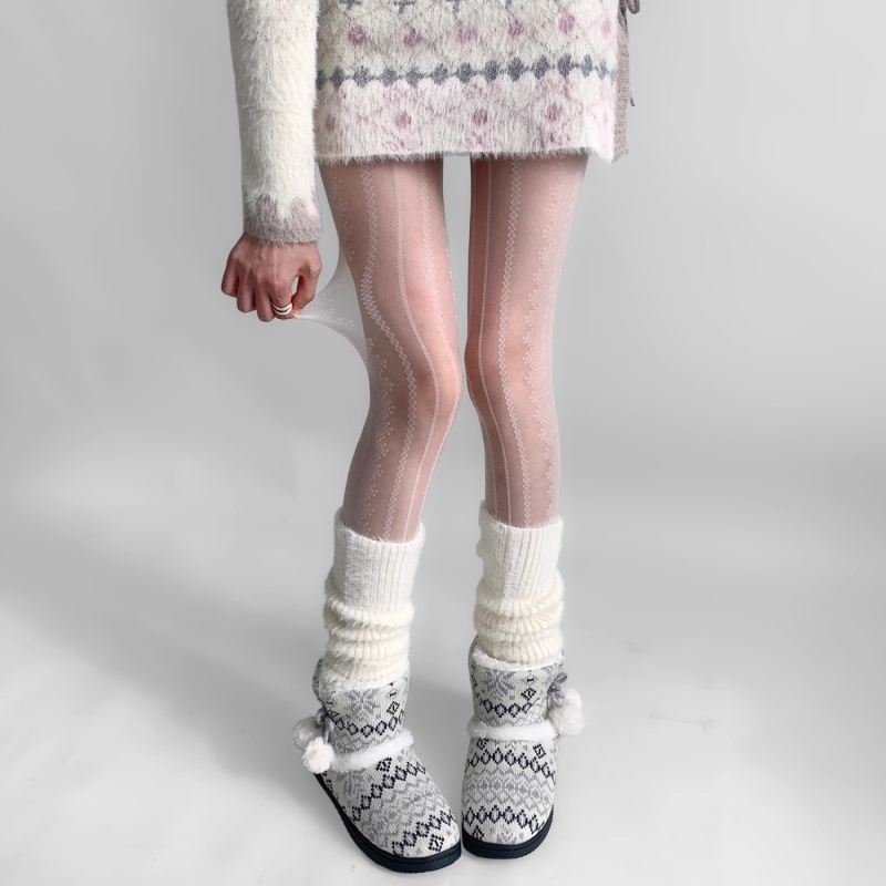 Nailona zeķes – plānas, vienkrāsains raksts, formas veidošana un anti-snag