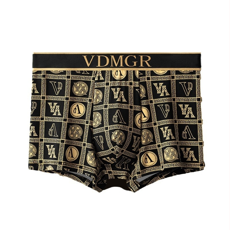 Pánske boxerky Ice Silk, stredný pás, priedušné, zdvih zadku, polyesterová tkanina