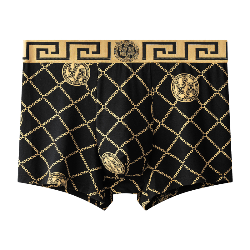 Muške bokserice Ice Silk, srednji pojas, prozračne, podizanje stražnjice, poliester tkanina