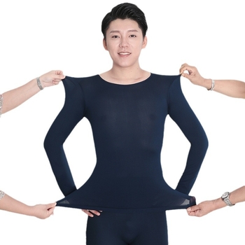 Unisex termālais komplekts rudens un ziemai: džemperis ar apaļu kaklu un garām piedurknēm; bikses; bezšuvju adījums; ātra iesildīšana līdz 37°C; modal-akrila maisījums, 161–180 g/m²