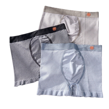 Muške besprijekorne bokserice, brzo sušeći najlon, pleteni materijal, 31-40D, srednji pojas