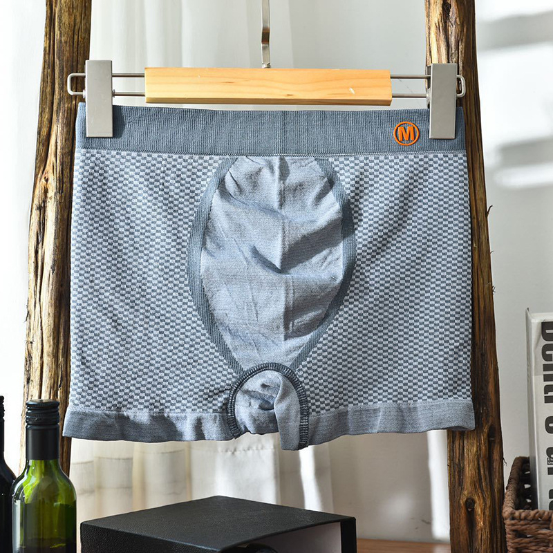 Muške besprijekorne bokserice, brzo sušeći najlon, pleteni materijal, 31-40D, srednji pojas